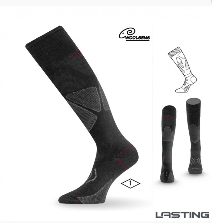 Lasting SWL lyžařské podkolenky merino