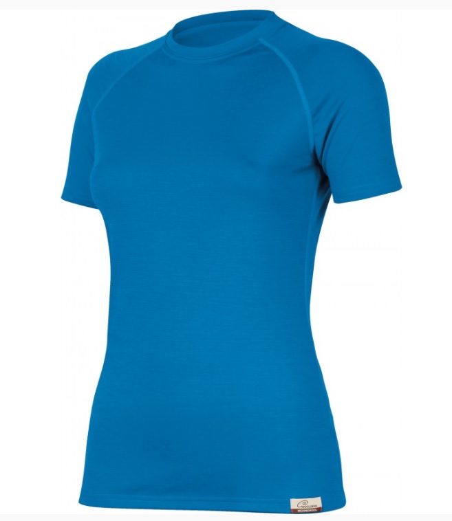 Dámské merino triko Lasting Alea XL 6565 tyrkysové