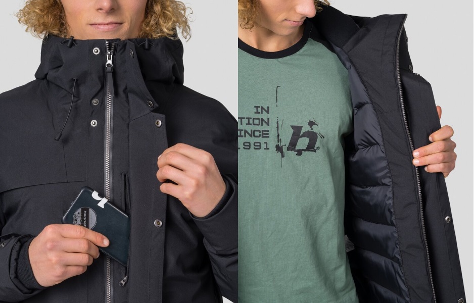 Pánská zimní bunda Hannah Northpole plum kitten XXL