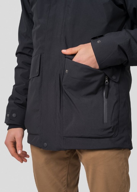 Pánská zimní bunda Hannah Northpole plum kitten XXL