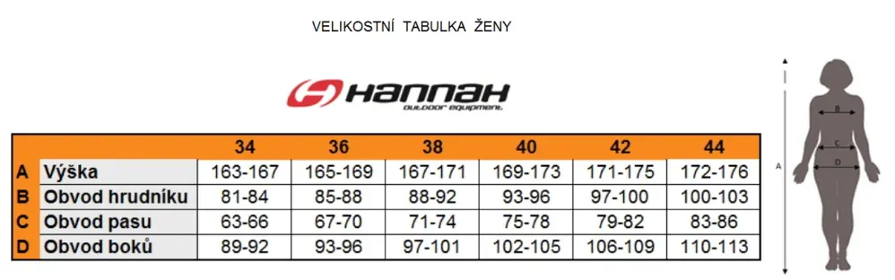 Dámské kalhoty Hannah Nell 38