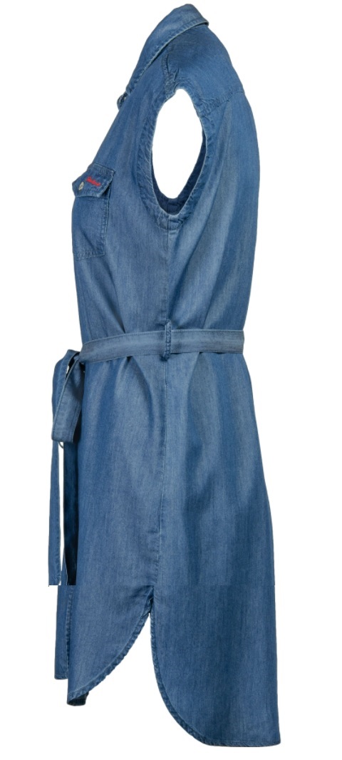 Redspot letní šaty DR001 W2 středně modrá vel S