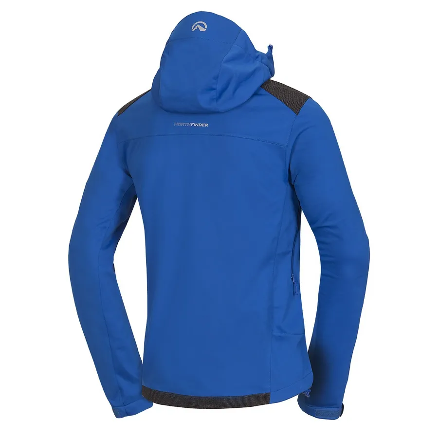 Pánská softshellová bunda Northfinder Everett 2XL modrá
