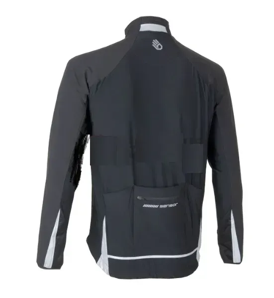 Sensor Storm pánská cyklistická bunda černá XL
