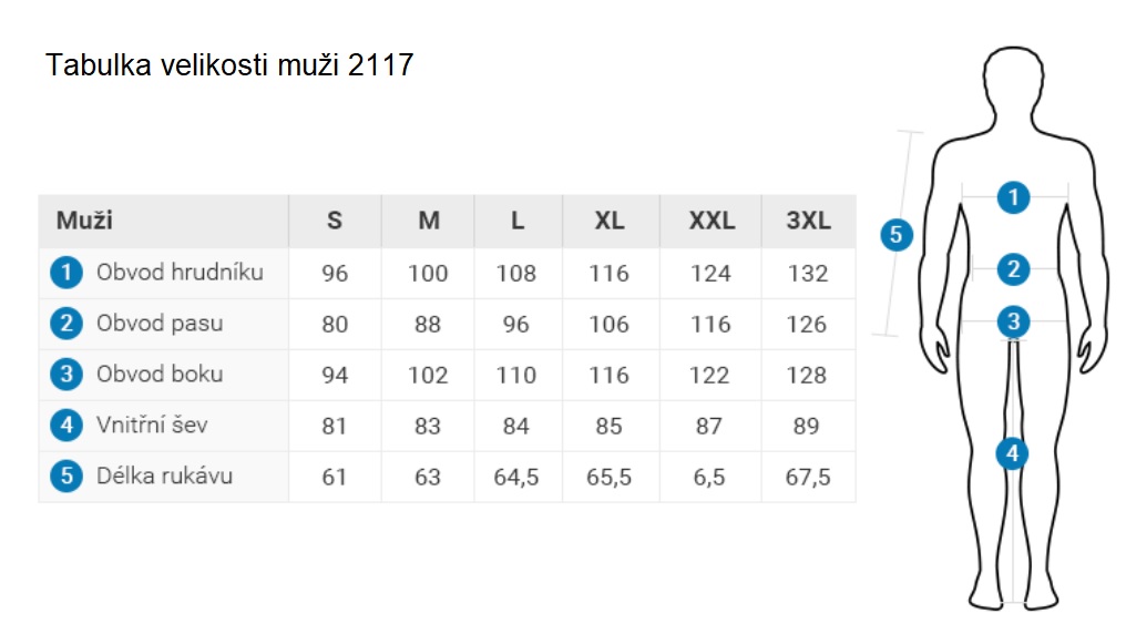 Pánská outdoorová bunda 2117 LIDKÖPING XL