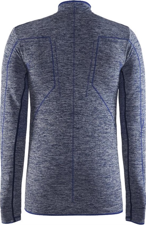 Pánské triko CRAFT Fuseknit Comfort Zip M modré