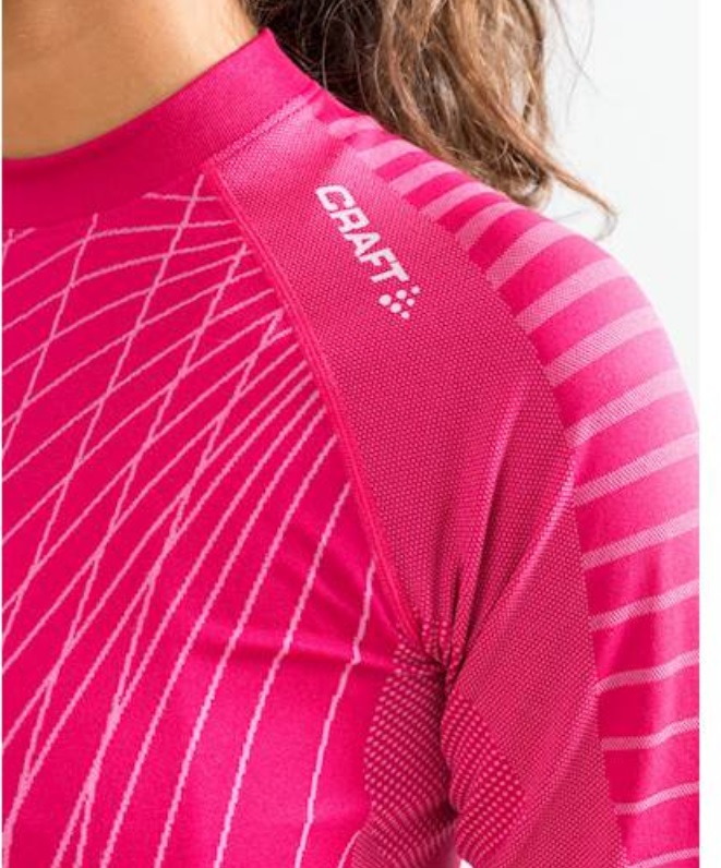 Dámské funkční triko CRAFT Active Intensity dlouhý rukáv růžové L