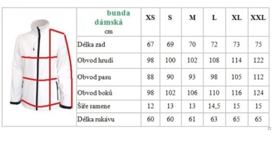 Dámská softshelová bunda Lambeste 705 zelená M