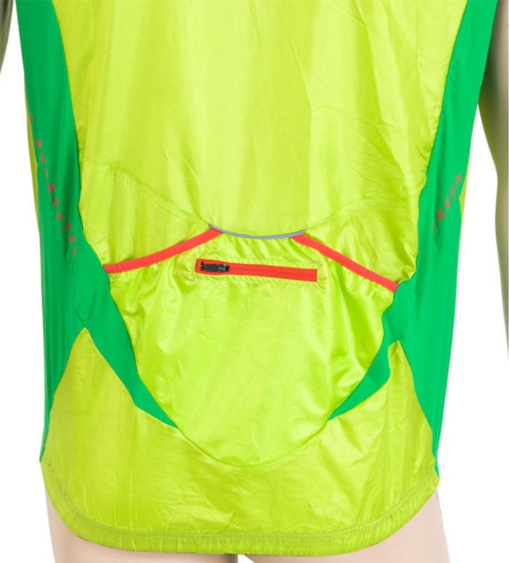 Sensor Parachute L pánská cyklistická vesta zelená