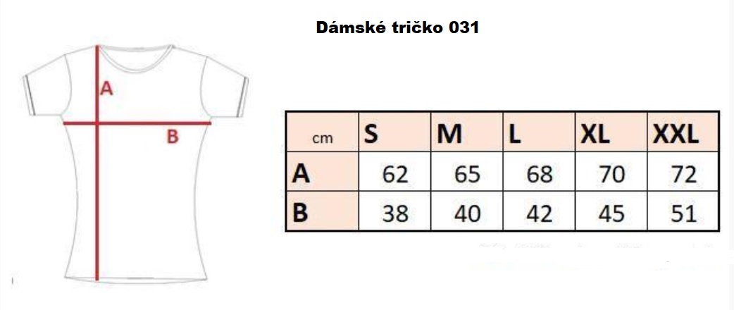 Lambeste 031 dámské tričko 100% bavlna