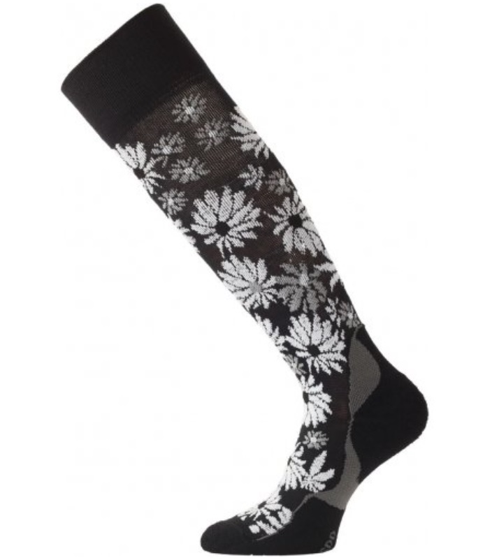 Lyžařské podkolenky merino Lasting SDD bílé