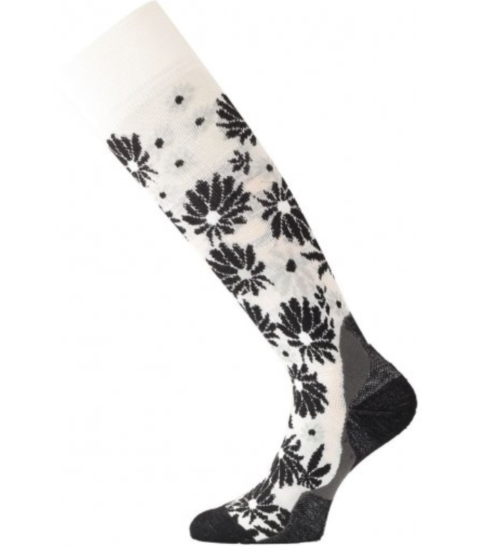 Lyžařské podkolenky merino Lasting SDD černé