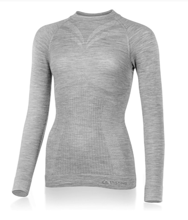 Lasting MATALA L/XL dámské bezešvé merino triko černé