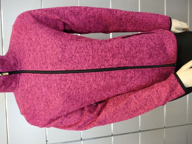 Dámský sportovní svetr na zip LowellPro Fuego šedý M