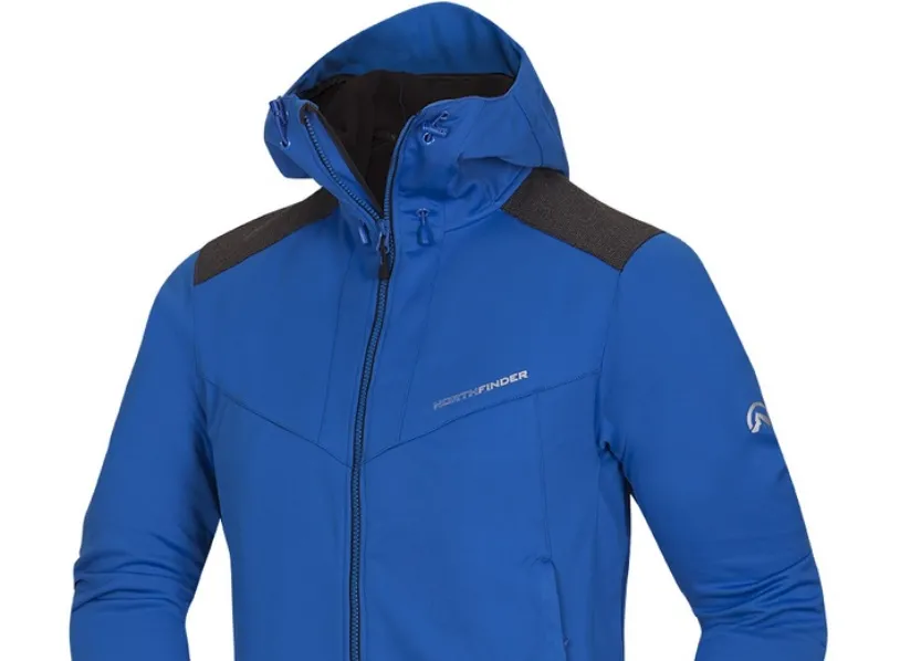 Pánská softshellová bunda Northfinder Everett 2XL modrá