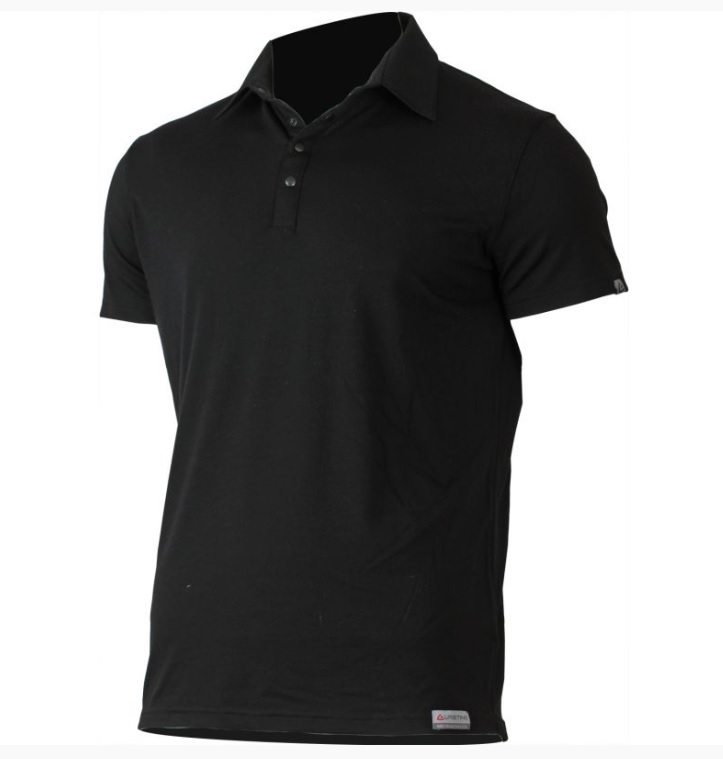 Pánská merino polo košile Lasting Eliot L tmavě modrá