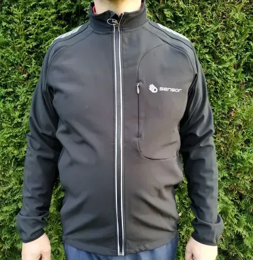 Sensor Storm pánská cyklistická bunda černá XL