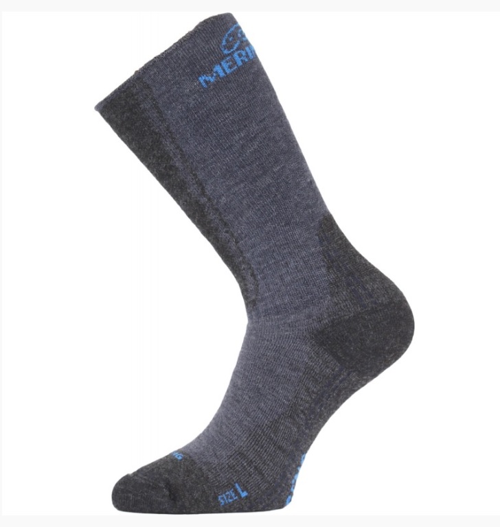 Lasting merino ponožky WSM černé M