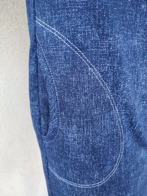 Dámské šaty imitace rifloviny, ČR výroba, vel 40