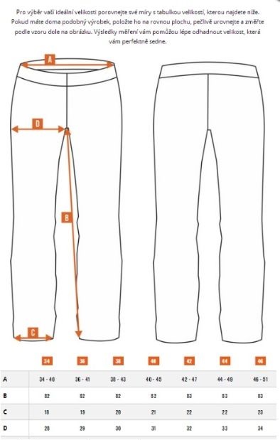 Nordblanc dámské outdoorové kalhoty 42