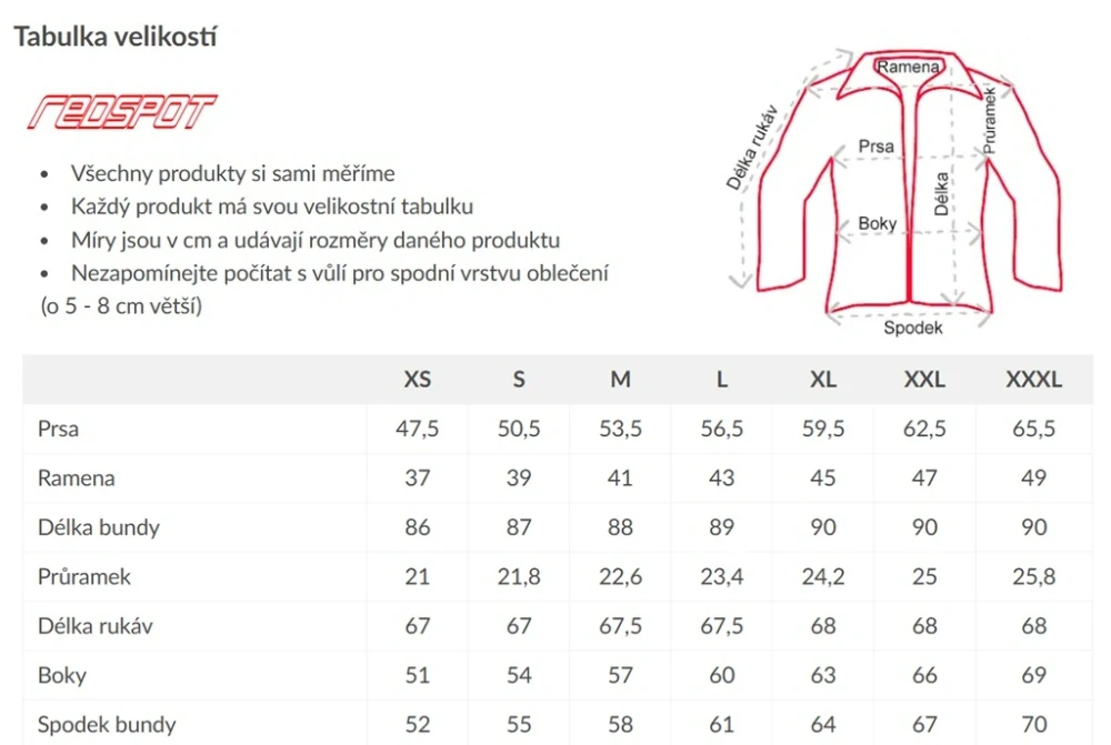 Redspot dámská jarní bunda J248 bordó L