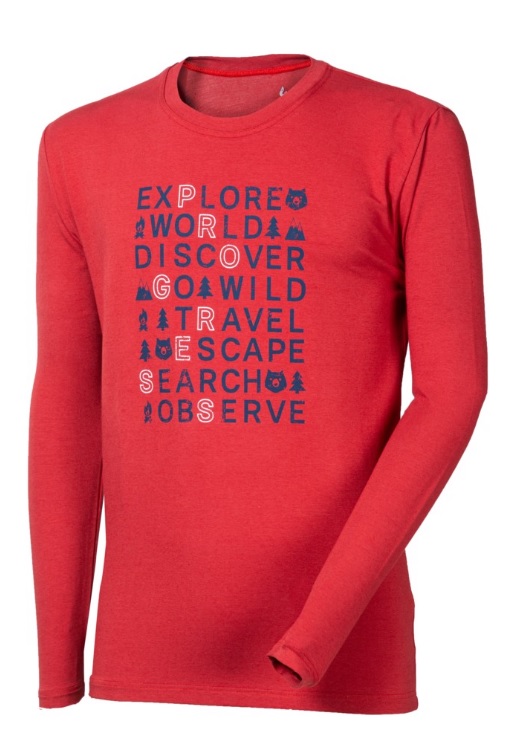 Progress VANDAL L pánské triko s dlouhým rukávem s bambusem