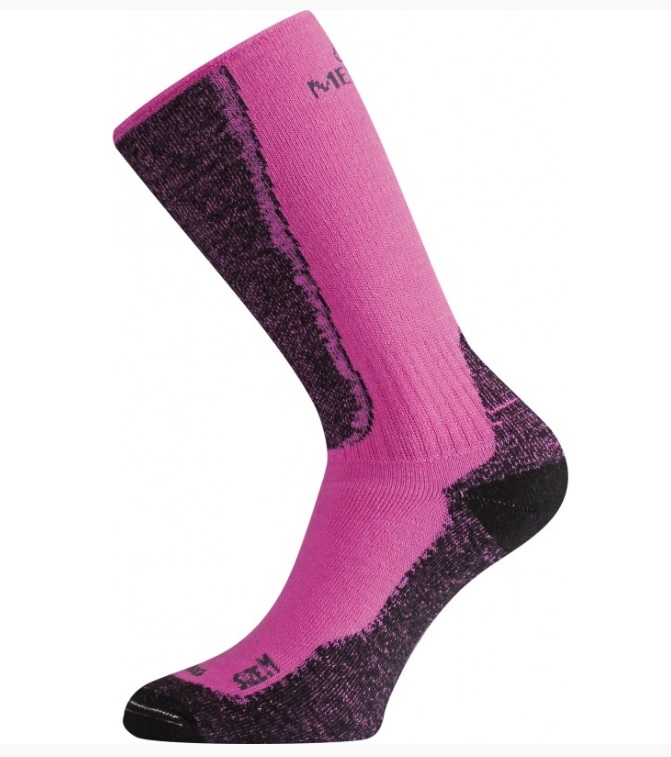 Lasting merino ponožky WSM černé M