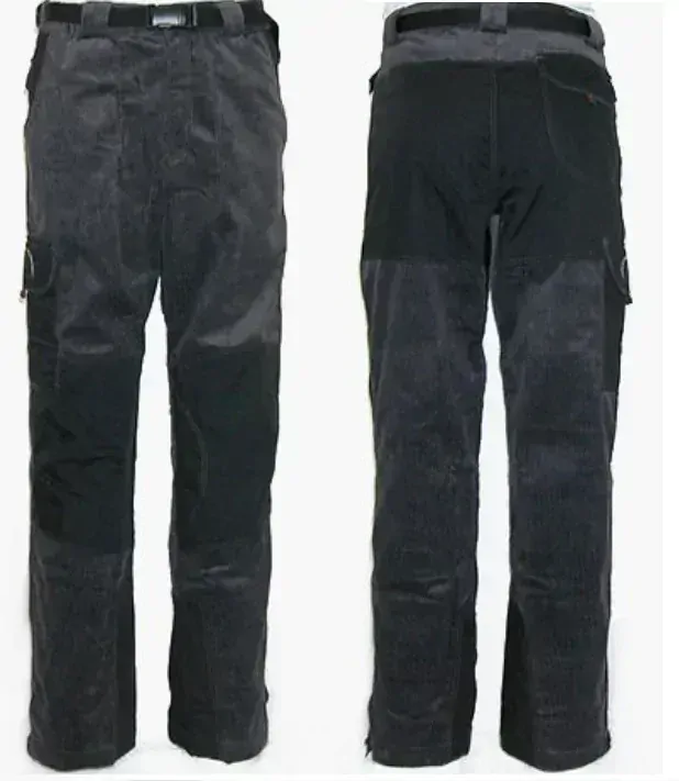 Dětské manšestrové kalhoty černé 146