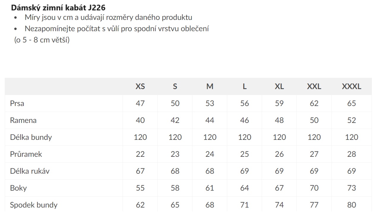 Redspot dlouhý dámský zimní kabát J226 oliva L