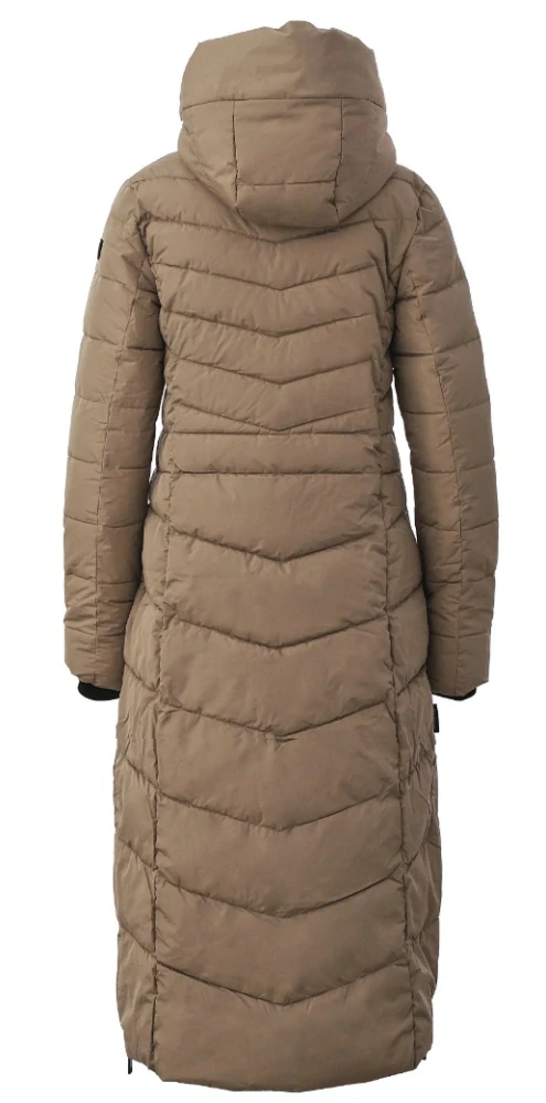 Redspot dlouhý dámský zimní kabát J59 červený M