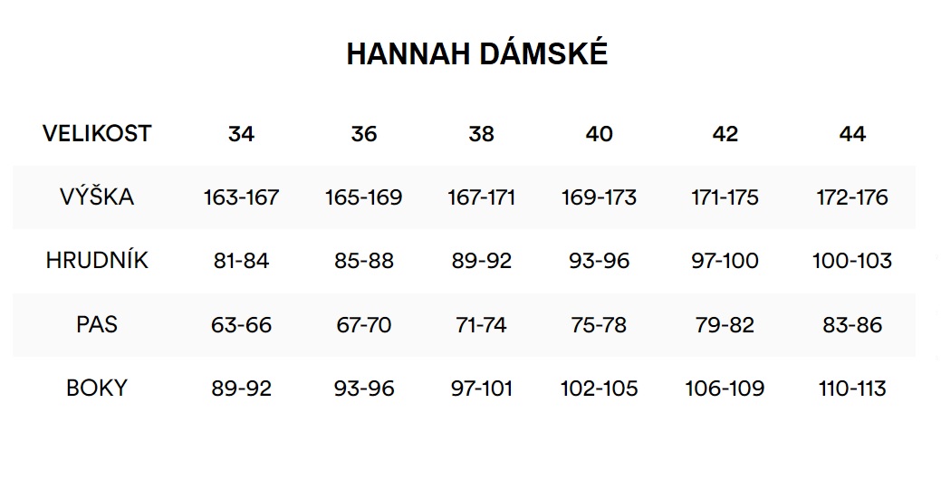 Dámská mikina Hannah Siana red bud stripe 44