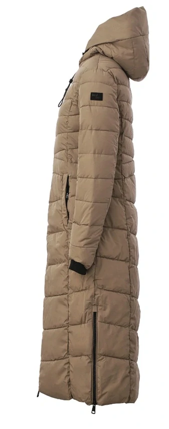 Redspot dlouhý dámský zimní kabát J59 červený M