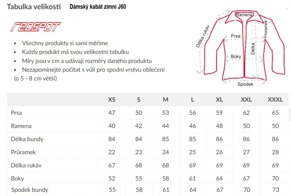 Redspot dámský kabát zimní J60 L béžový