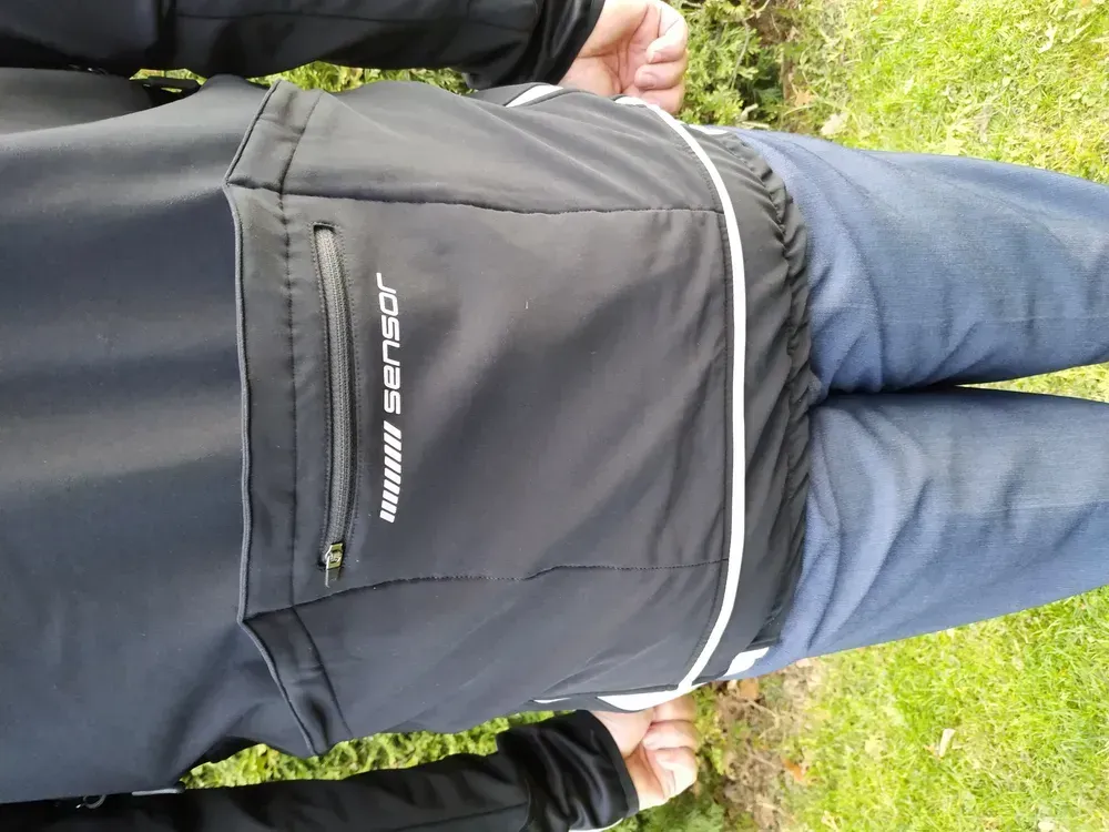 Sensor Storm pánská cyklistická bunda černá XL