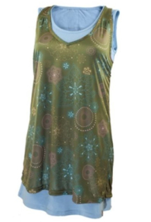 Warmpeace Backup eco šaty blue S