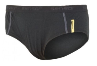 SENSOR MERINO ACTIVE DÁMSKÉ KALHOTKY ČERNÁ