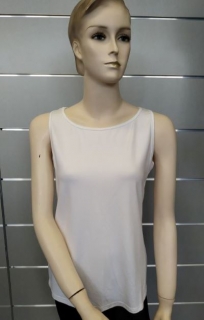 Dámské tílko bílé elegantní viskóza