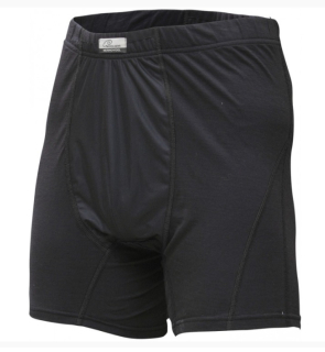 Lasting NICO+ L pánské merino boxerky černé
