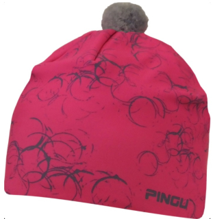 Zimní čepice Pingu Boby S/M růžová