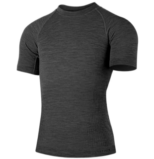 Pánské merino triko Lasting MABEL tmavě šedé L/XL