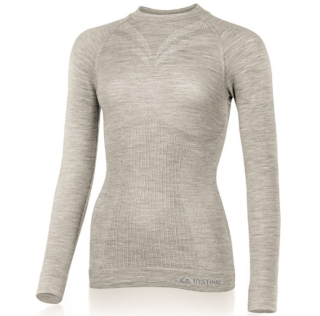 Lasting MATALA L/XL dámské bezešvé merino triko béžové