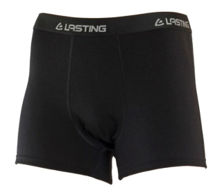 Lasting NORO L pánské merino boxerky černé